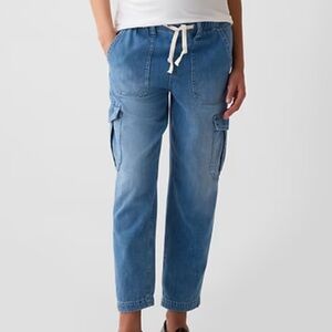 Gap maternity full panel Denim Cargo Pants
